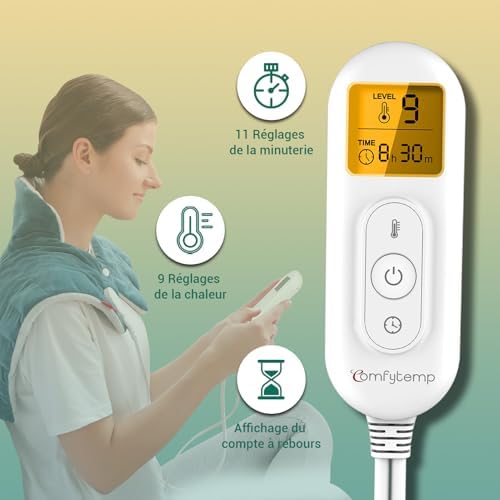 Vue 5 de Comfytemp Coussin Chauffant Nuque