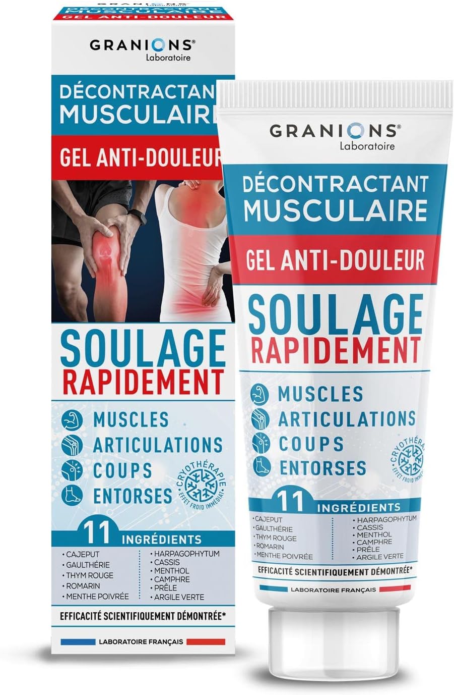 Decontractant Musculaire Gel Antidouleur