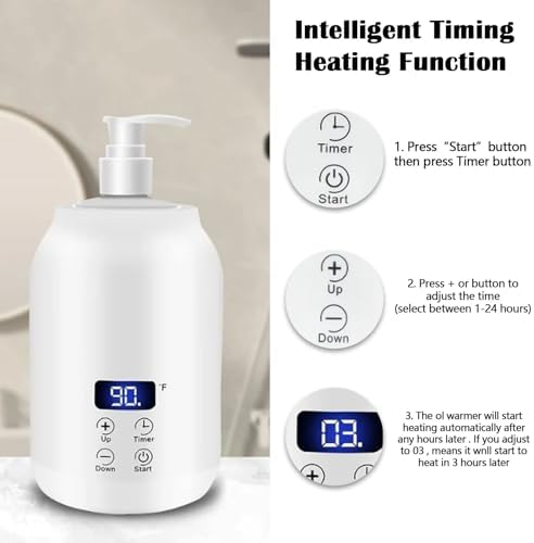 Vue 4 de Chauffe Huile De Massage