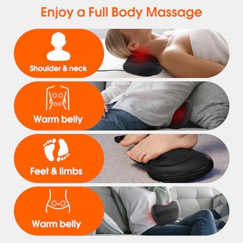 Vue 2 de Aerlang Coussin Massage Shiatsu