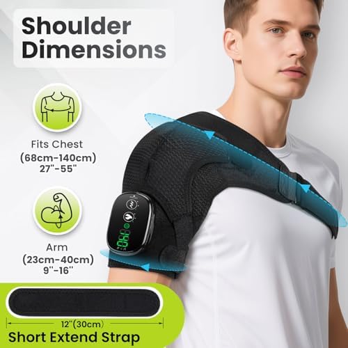 Vue 3 de Coussin De Massage Chauffant