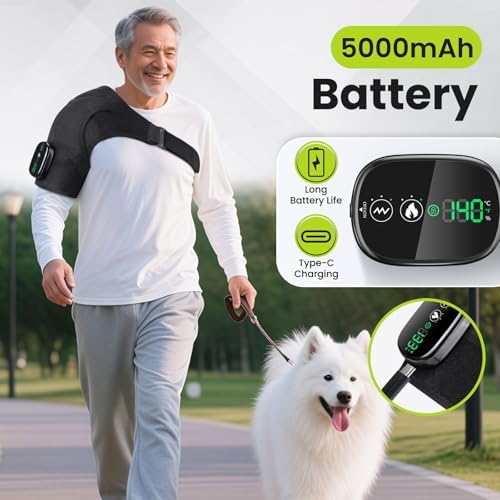 Vue 4 de Coussin De Massage Chauffant