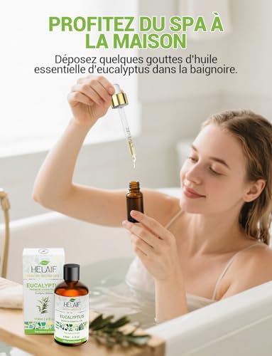 Vue 6 de Helaif Huile Essentielle Deucalyptus