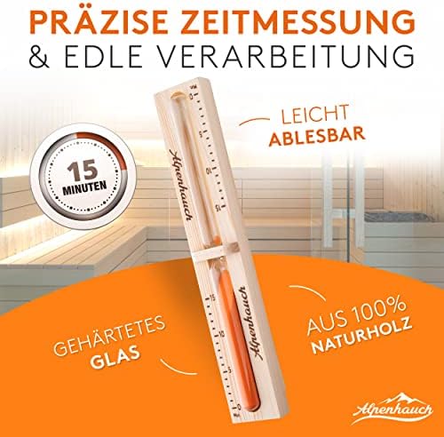 Vue 2 de Alpenhauch Sablier De Sauna