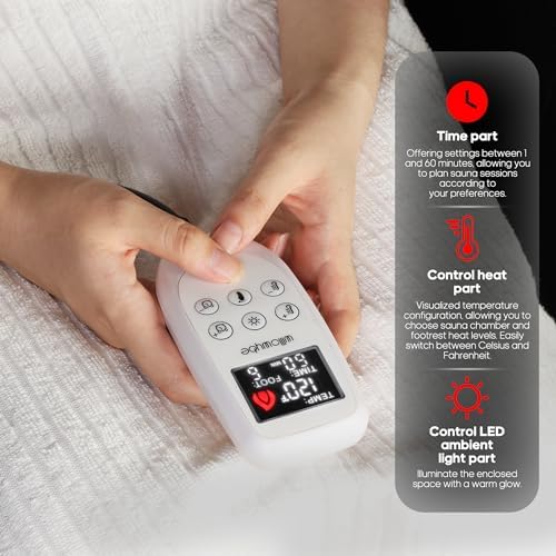 Vue 4 de Willowybe Sauna Infrarouge Portable