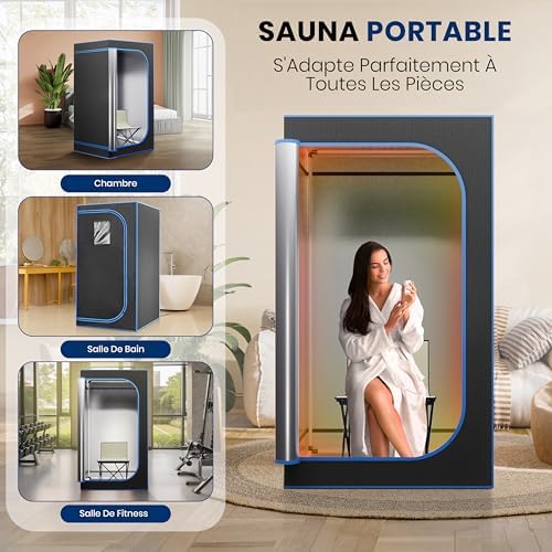 Vue 3 de Serenelife Sauna Portable Sauna