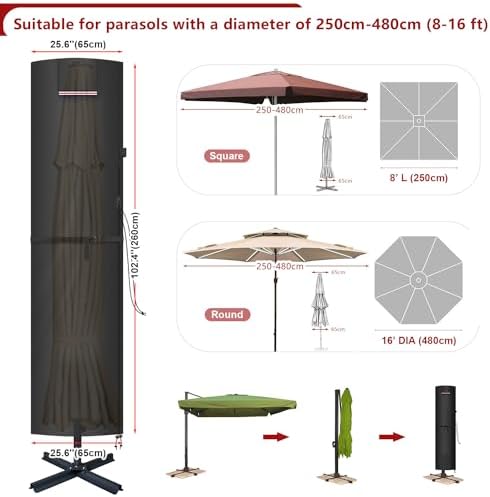 Vue 2 de Lamuni Housse Parasol Deporte