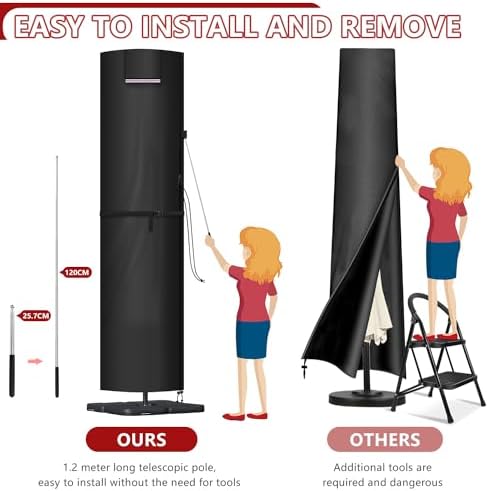 Vue 4 de Lamuni Housse Parasol Deporte