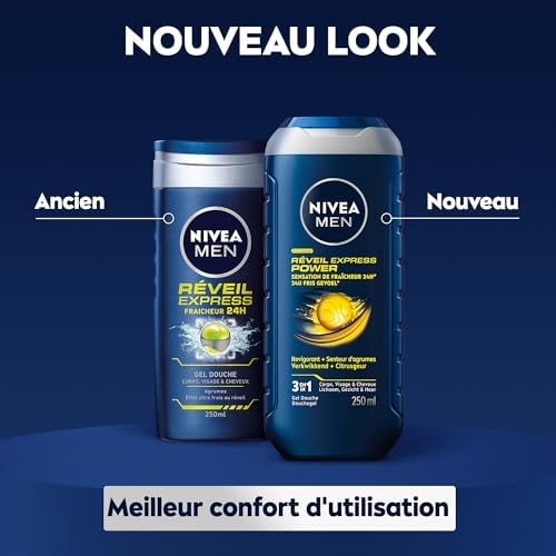 Vue 4 de Nivea Men Gel Douche