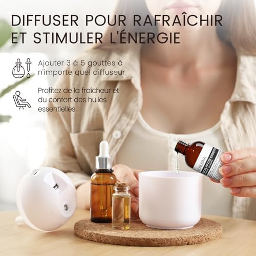 Vue 4 de Huile Essentielle Eucalyptus Ml