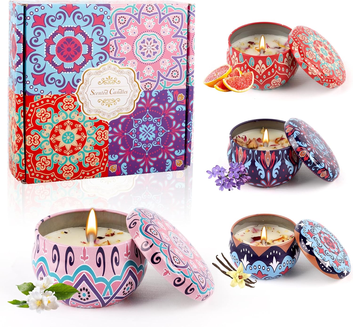 Bougies Parfumees Cadeau Pour