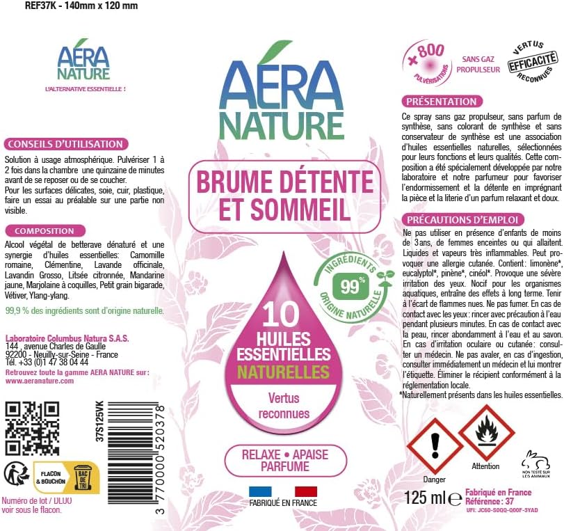 Vue 2 de Aera Nature Brume Detente