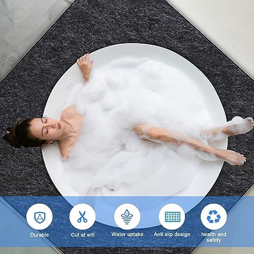 Vue 6 de Aoebwpwi Tapis De Bain
