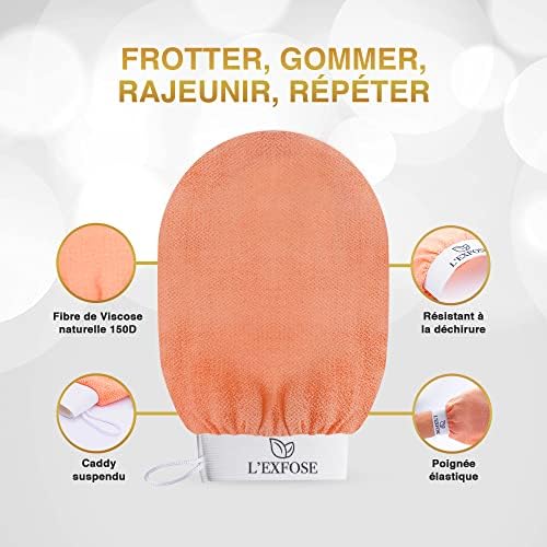 Vue 2 de Lexfose Gant Exfoliant