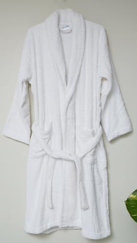 Vue 2 de Peignoir En Coton Eponge