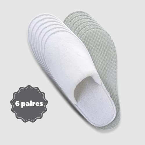 Vue 2 de Chausson Hotel Jetable Pantoufle