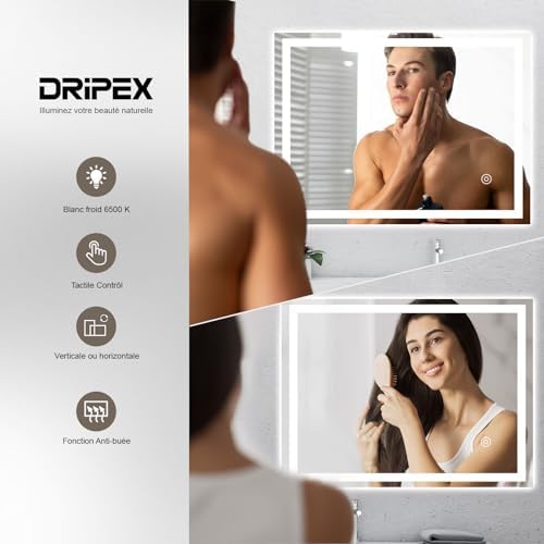 Vue 2 de Dripex Miroir Salle De