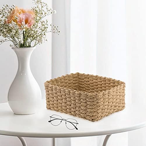 Vue 2 de Panier Osier Rangement Salle