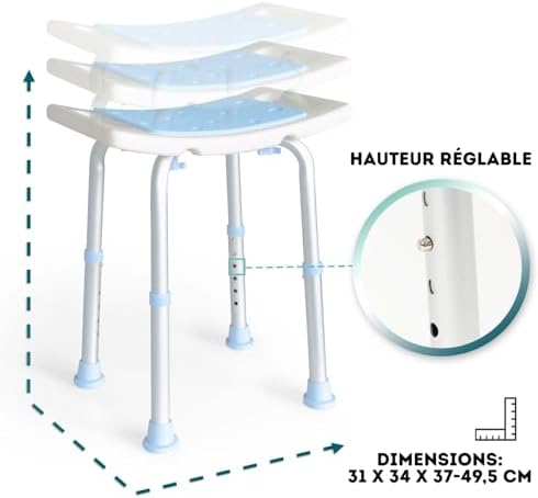 Vue 2 de Karat Tabouret De Douche