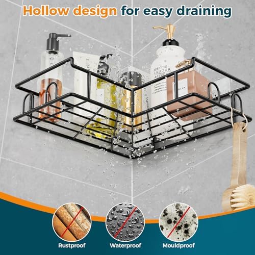 Vue 4 de Vinabo Etagere De Douche