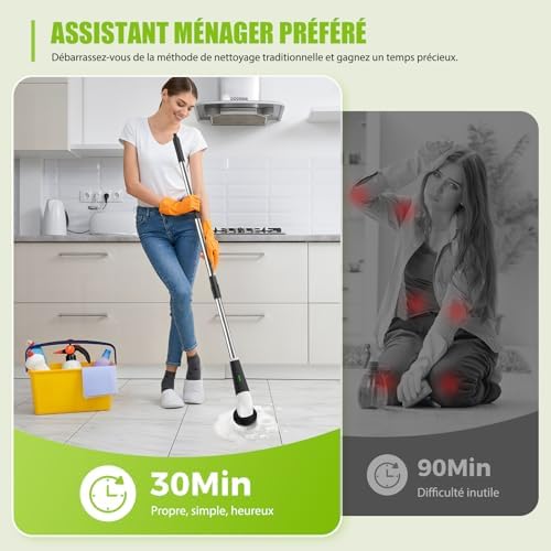 Vue 5 de Ykyi Brosse Electrique Nettoyage