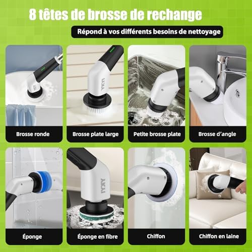 Vue 6 de Ykyi Brosse Electrique Nettoyage