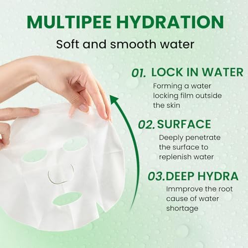 Vue 3 de Masques Ml Visage Hydratants