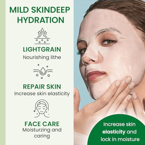 Vue 4 de Masques Ml Visage Hydratants