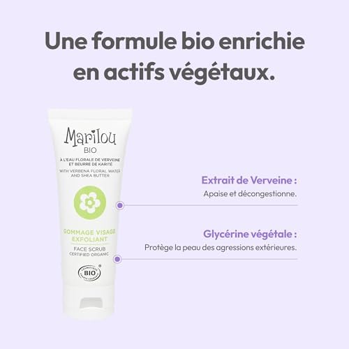 Vue 3 de Marilou Bio Gommage Visage