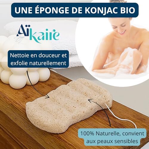 Vue 2 de Eponge De Konjac Bio