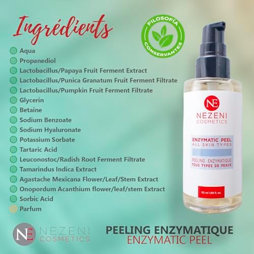 Vue 3 de Peeling Enzymatique Visage Actents