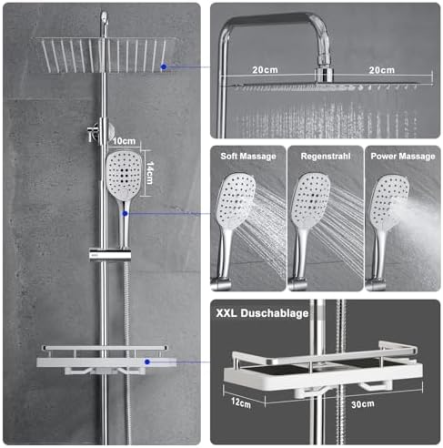 Vue 2 de Joho Colonne De Douche