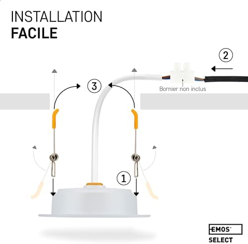 Vue 5 de Emos Spot Led Encastrable