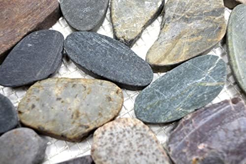 Vue 4 de Carrelage Mosaique Galets De