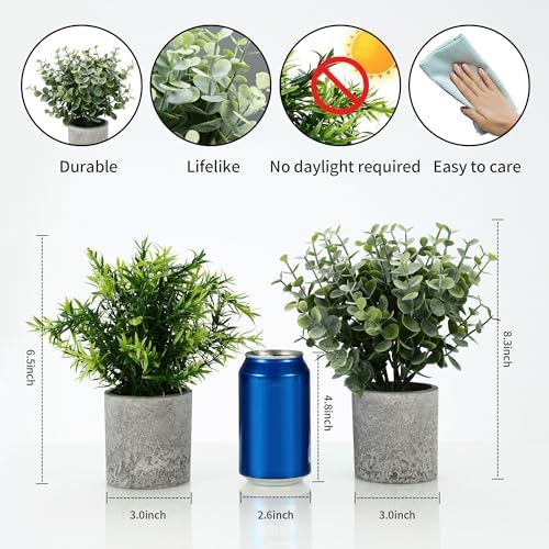 Vue 2 de Zhyluo Pieces Plantes Artificielle