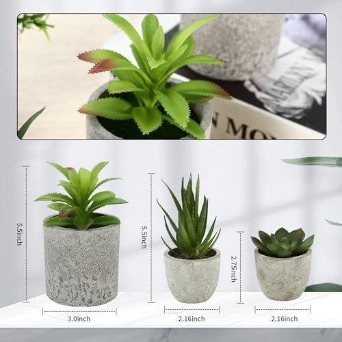 Vue 3 de Zhyluo Pieces Plantes Artificielle