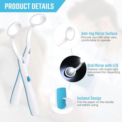 Vue 3 de Acwoo Miroir Dinspection Dentaire