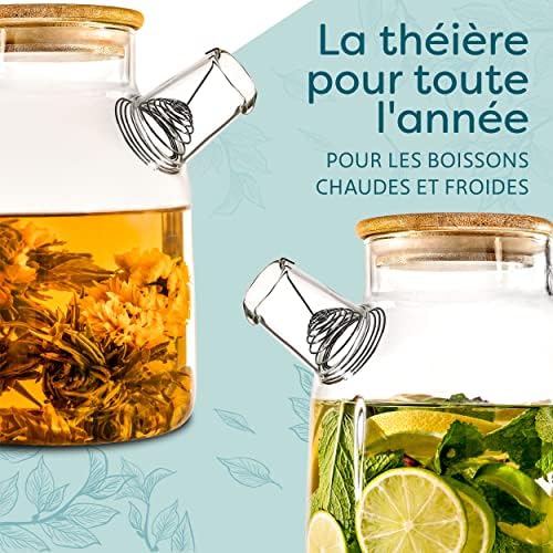 Vue 2 de Cosumy Theiere Verre Avec