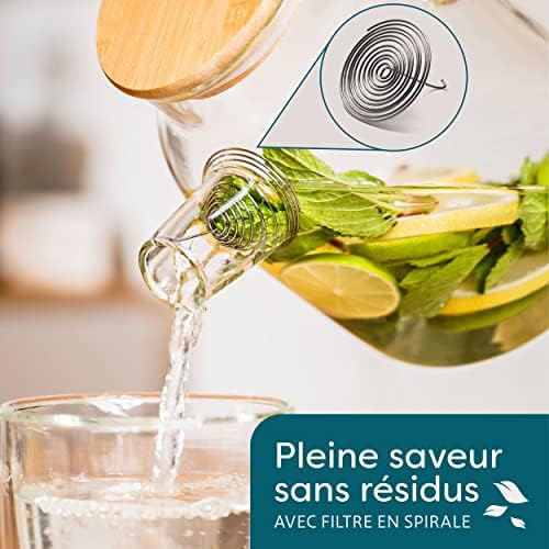 Vue 4 de Cosumy Theiere Verre Avec