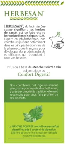 Vue 2 de Herbesanmenthe Poivree Francaise Bio