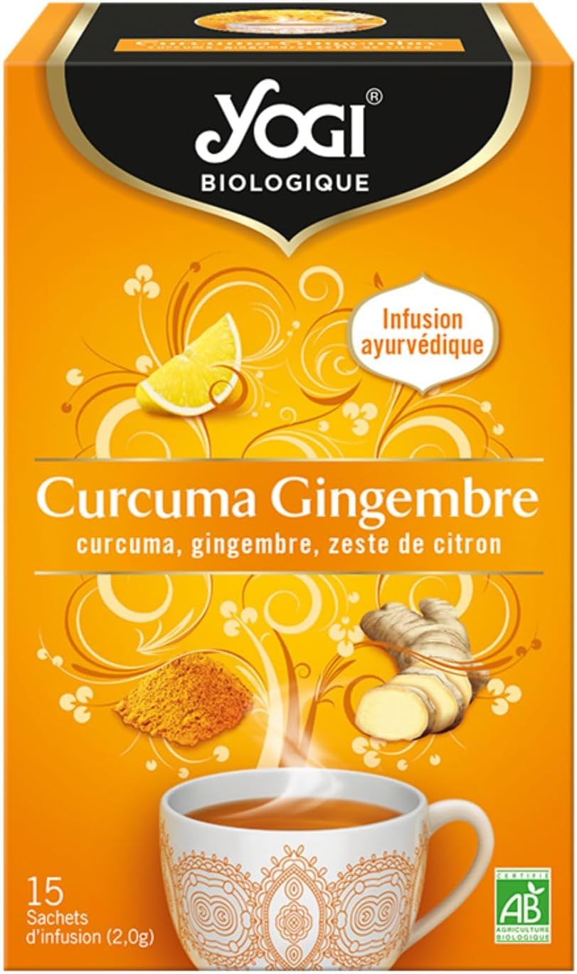 Yogi Biologique Curcuma Gingembre