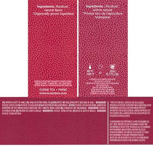 Vue 6 de Kusmi Tea Rooibos Vanille