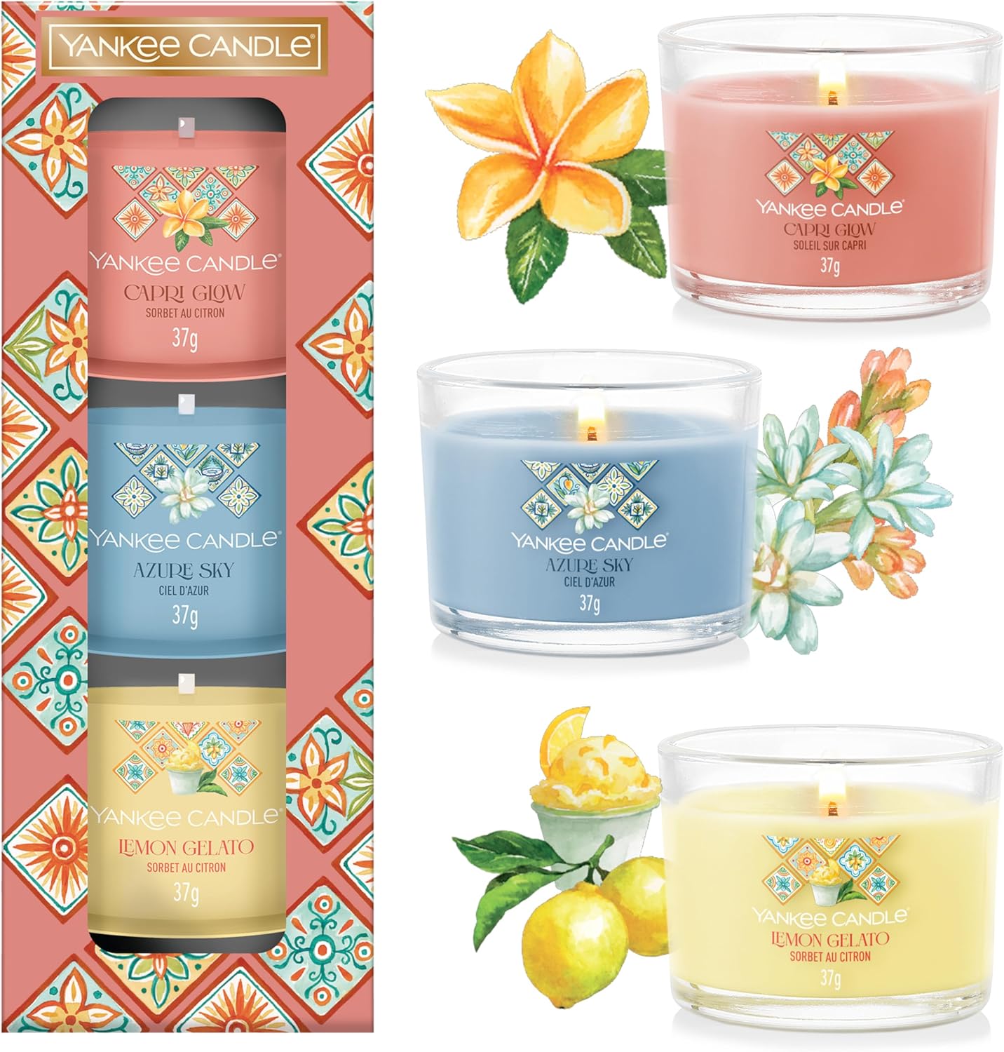 Coffret Cadeau De Bougies