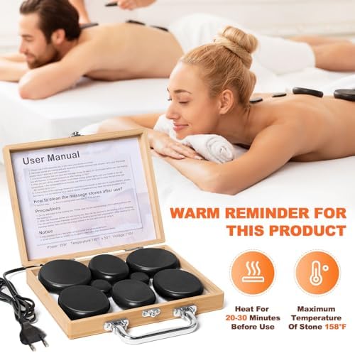 Vue 4 de Ricyea Hot Stone Kit