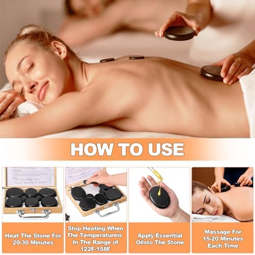 Vue 6 de Ricyea Hot Stone Kit