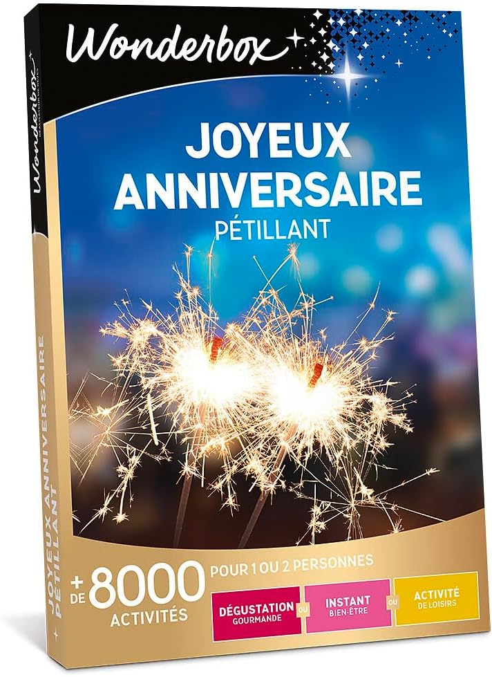 Wonderbox Joyeux Anniversaire Petillant