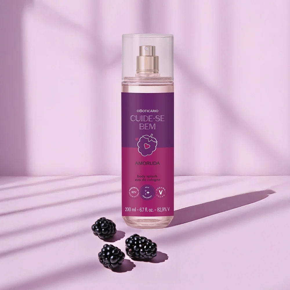Body Splash Cuide-se Bem Amoruda, 200ml