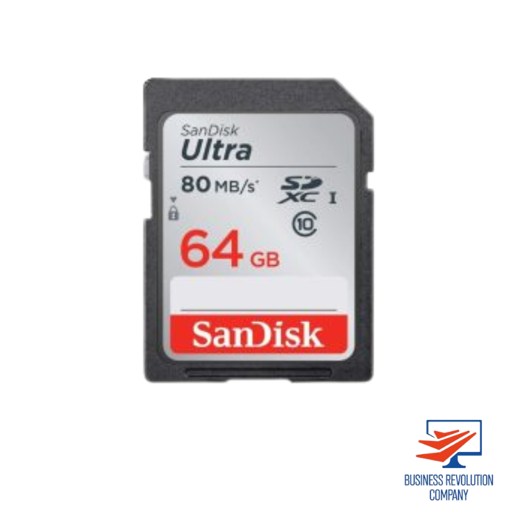Carte Mémoire 64Go SD SanDisk Ultra Class10 prix Cameroun