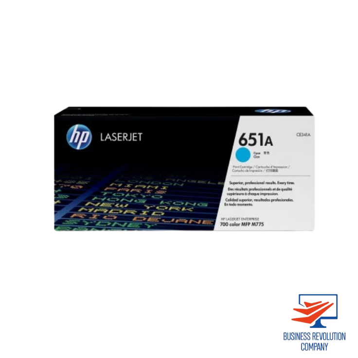 Cartouche Toner HP 651A Cyan CE341A Original prix Cameroun
