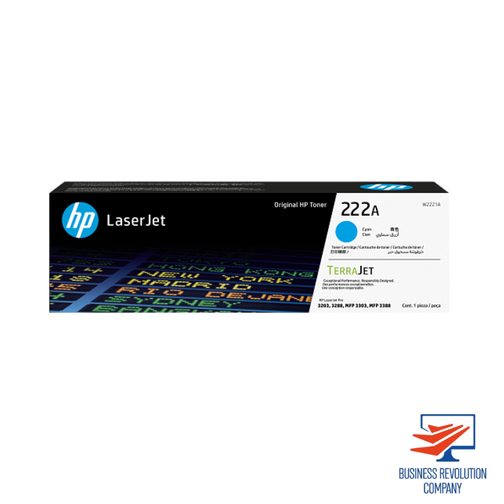 Cartouche d'encre Toner LaserJet HP 222A Cyan W2221A 1200p prix Cameroun